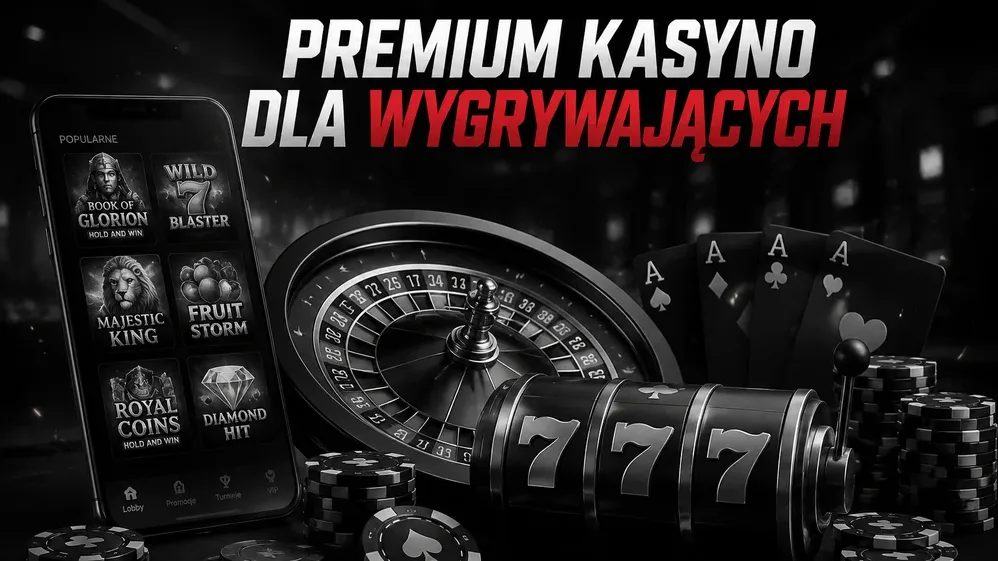 lista zalet kasyna z ikonami na tle strony głównej
