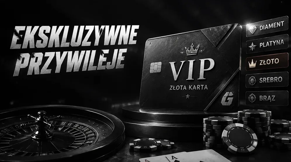 złota karta VIP z poziomami lojalnościowymi kasyna